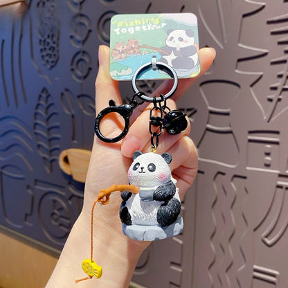 Cute Pet Fishing Keychain