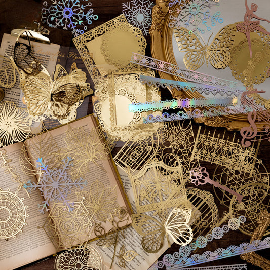 Hot Stamping Hollow Lace Paper