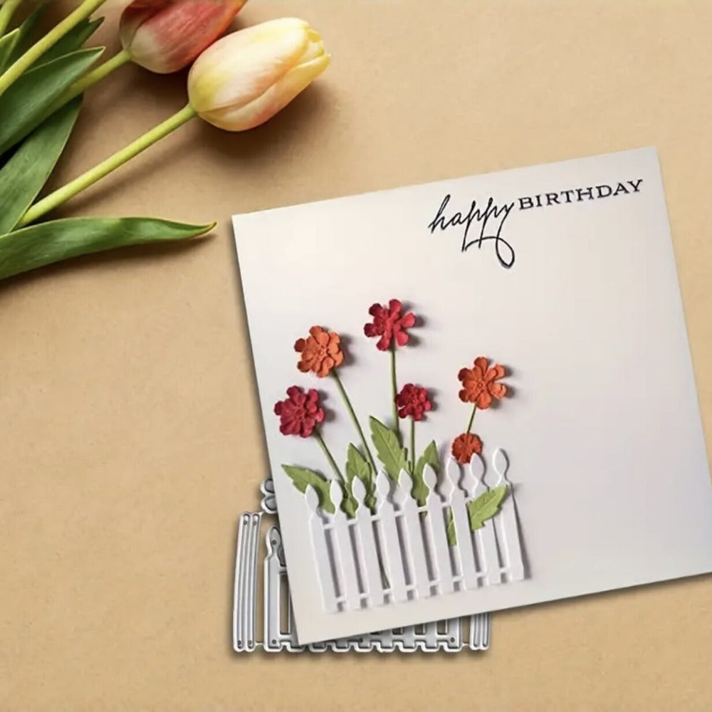 Fence Flowers Metal Cutting Dies