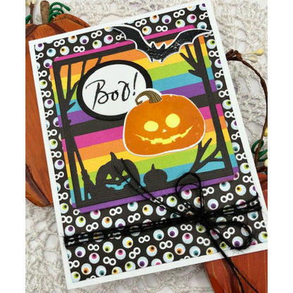 Four Halloween Background Frames Cutting Dies