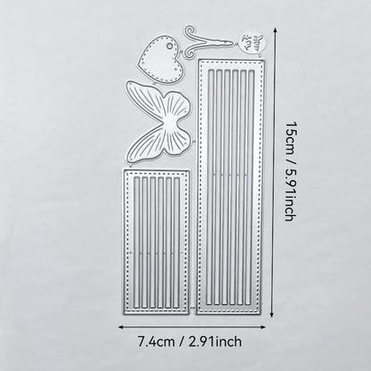 Cross and Butterfly Decorations Metal Cutting Dies
