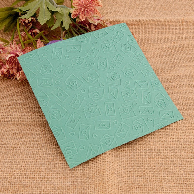 Envelope Pattern Plastic Embossing Folder