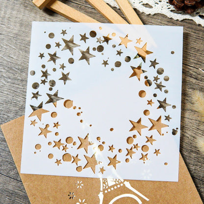 Stars DIY Painting Hollow Stencil