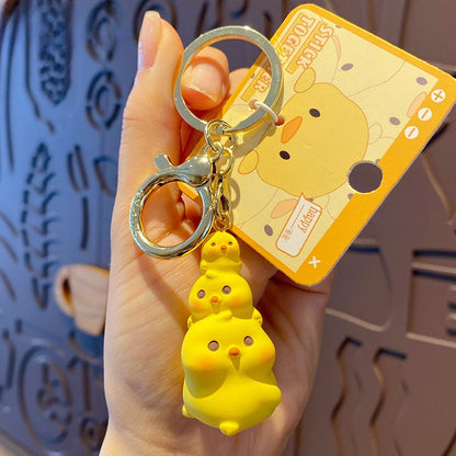Animal Party Jenga Keychain