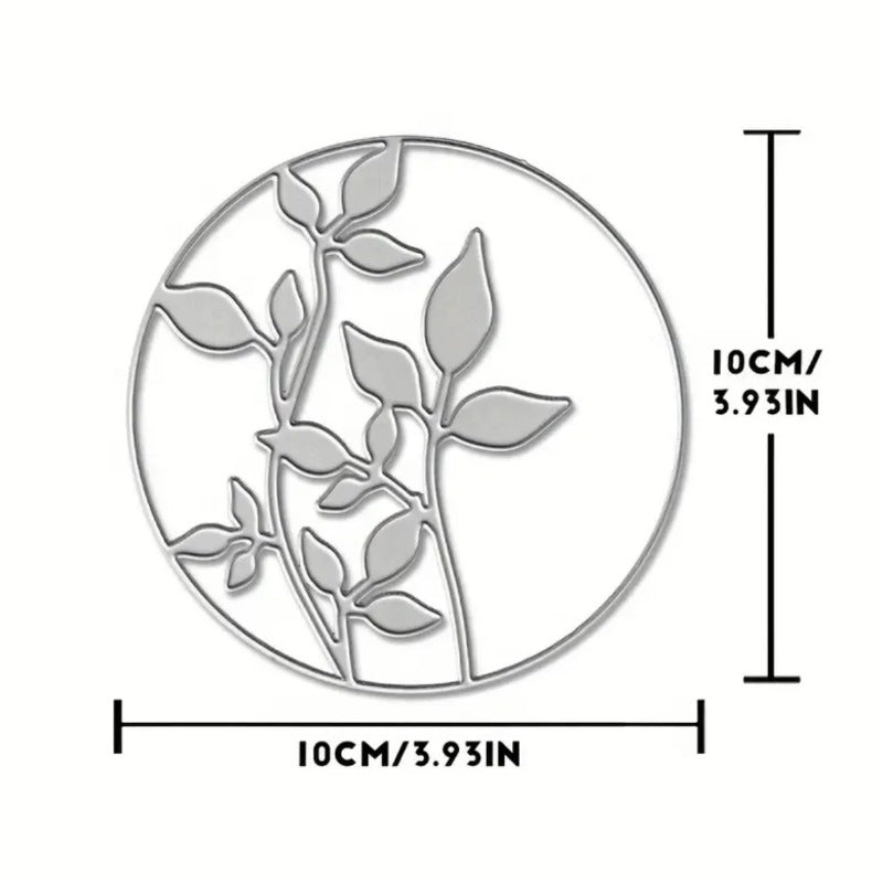 Branches and Leaves Circle Metal Cutting Dies