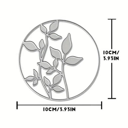 Branches and Leaves Circle Metal Cutting Dies