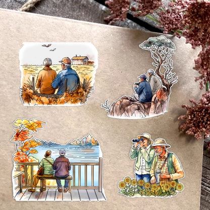 The Retirement Life Of Loving Parents Clear Stamps