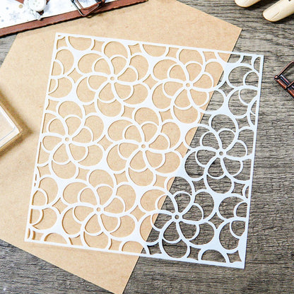 Petals DIY Painting Hollow Stencil