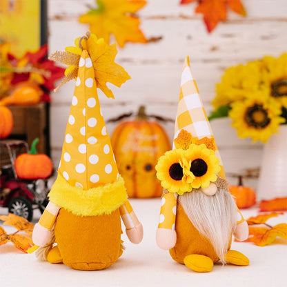 Thanksgiving Gnome Plush Doll Ornaments