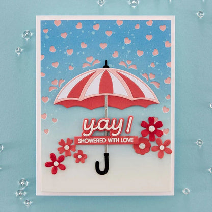 Umbrellas and Flowers Metal Cutting Dies