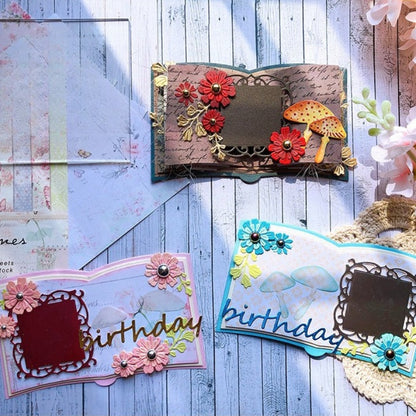 Cute Book Pages Metal Cutting Dies