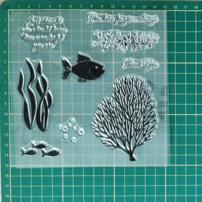 Seahorse and Goldfish Dies & Stamps Set