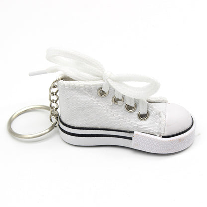 Creative Mini Canvas Shoe Keychain