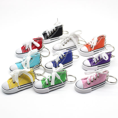 Creative Mini Canvas Shoe Keychain