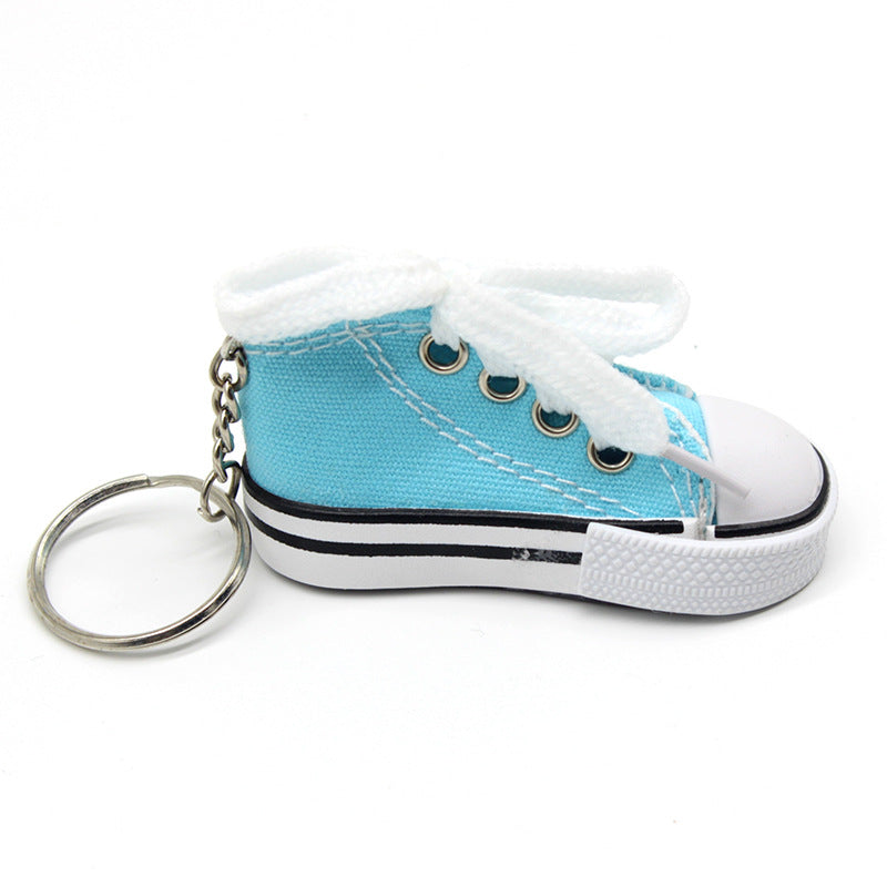 Creative Mini Canvas Shoe Keychain