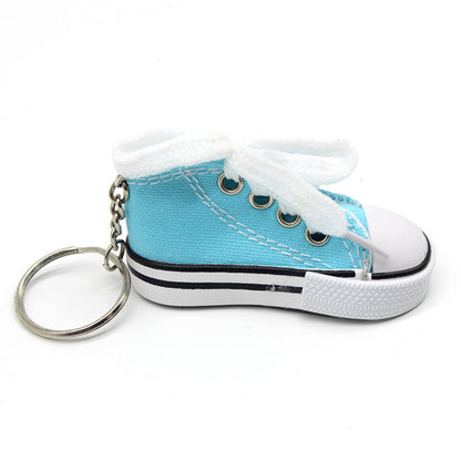 Creative Mini Canvas Shoe Keychain