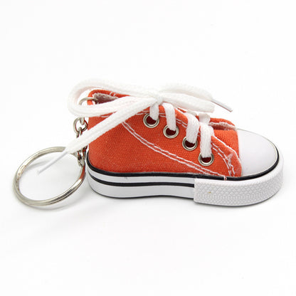 Creative Mini Canvas Shoe Keychain