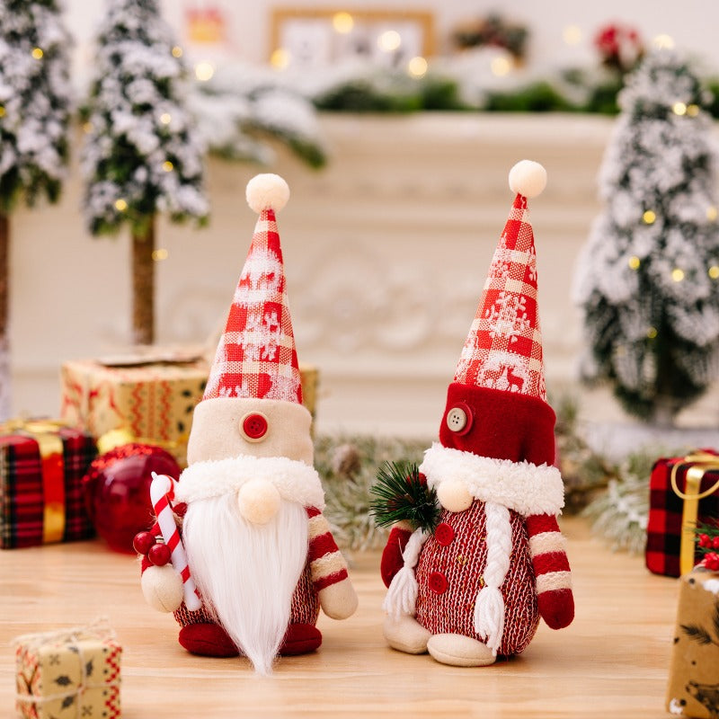 Christmas Gnome Plush Doll Ornaments