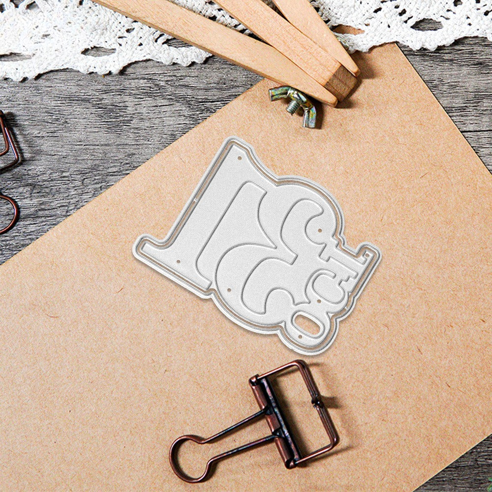 "OCT 31" Words Metal Cutting Dies