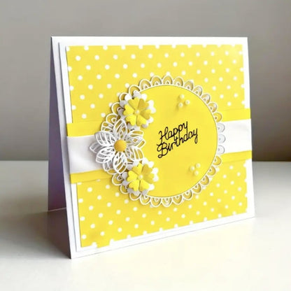 Lace-Trimmed Circle Metal Cutting Dies
