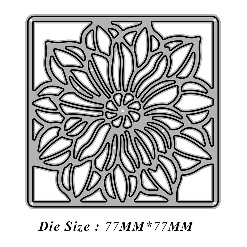 4 Styles Background Frame Metal Cutting Dies