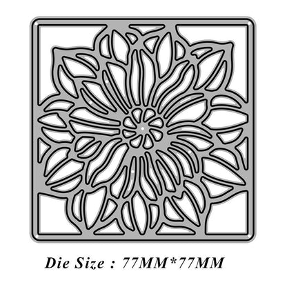 4 Styles Background Frame Metal Cutting Dies