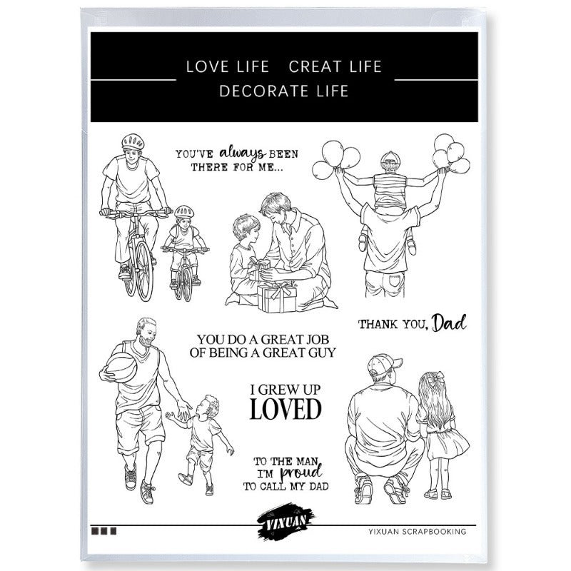 Father & Child Fun Time Dies & Stamps Set