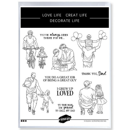 Father & Child Fun Time Dies & Stamps Set