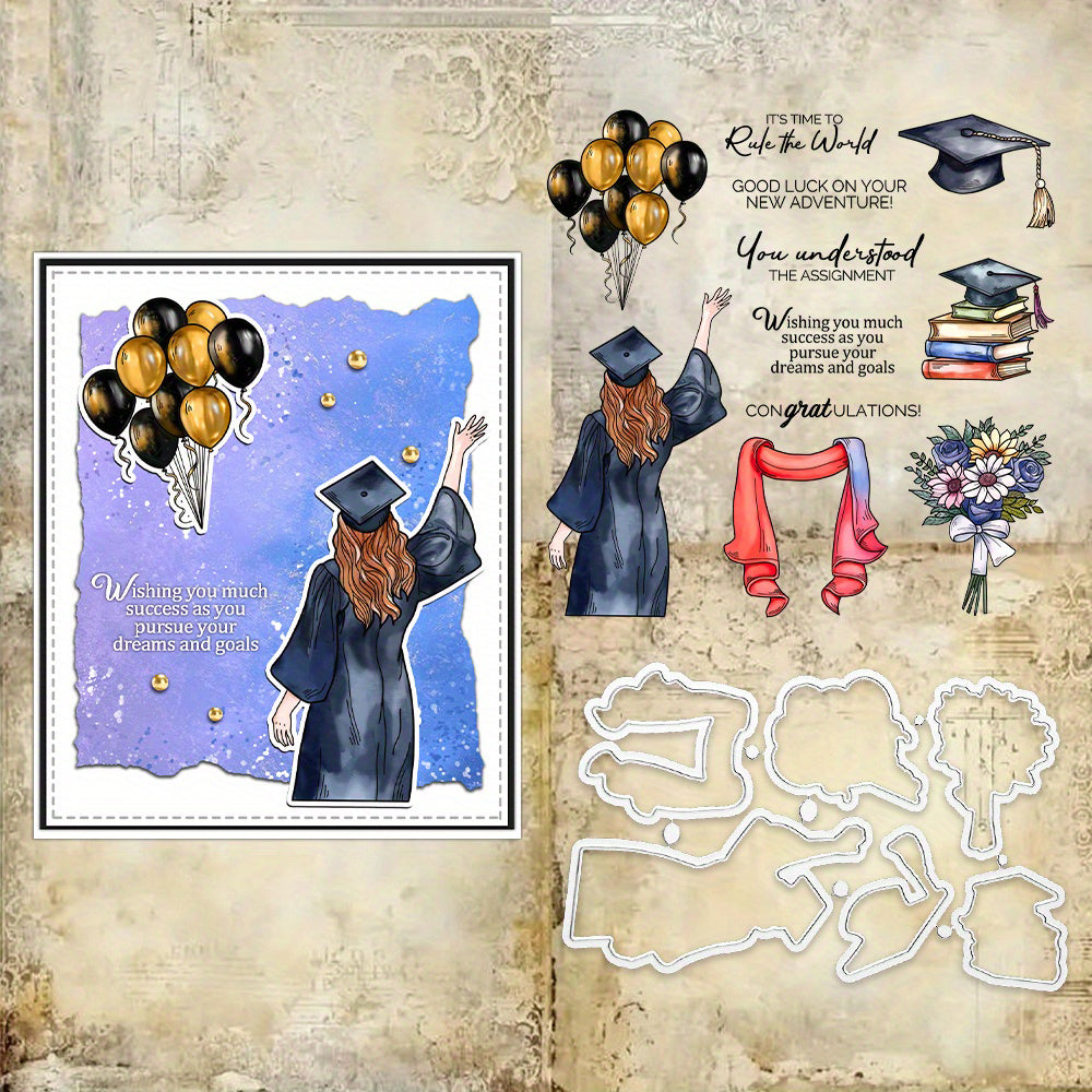 Graduation Season Dies & Stamps Set – Memorycraftmall