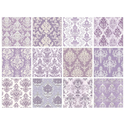24PCS 6" Lilac Scrapbook Paper & Cardstock