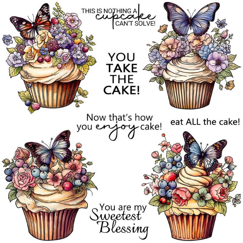 Sweet Cupcakes Clear Stamps