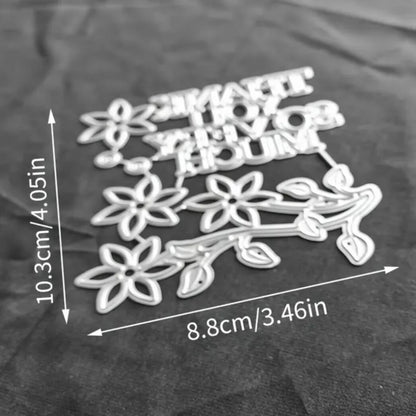 Thank You Card Metal Cutting Dies