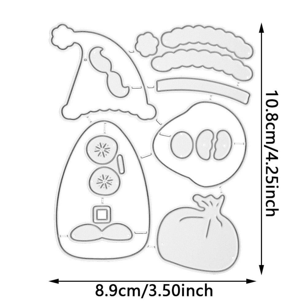 Christmas Gnome Metal Cutting Dies
