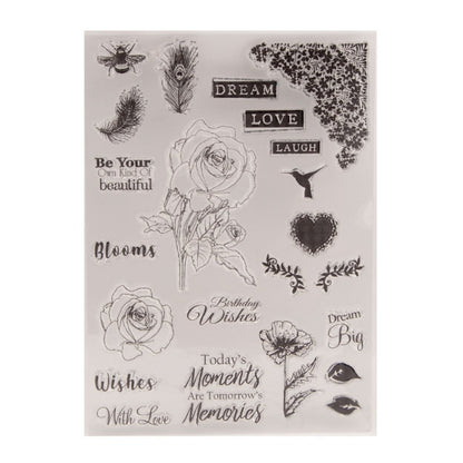 Flowers DIY Clear Stamps