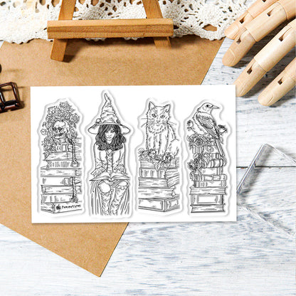 Halloween Elements Dies & Stamps Set