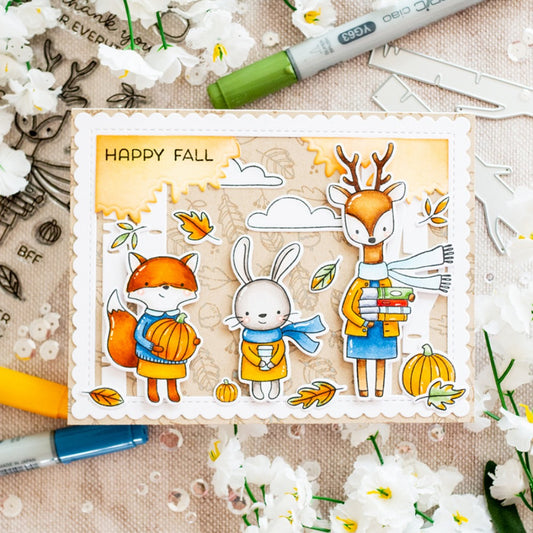 Fawn Squirrel Dies & Stamps Set