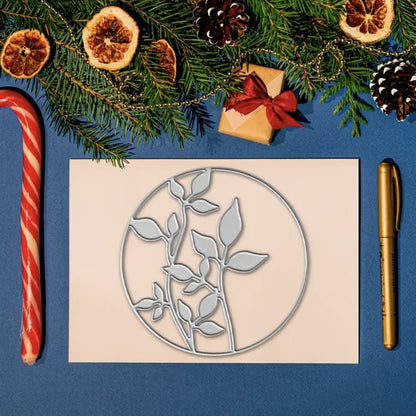 Branches and Leaves Circle Metal Cutting Dies
