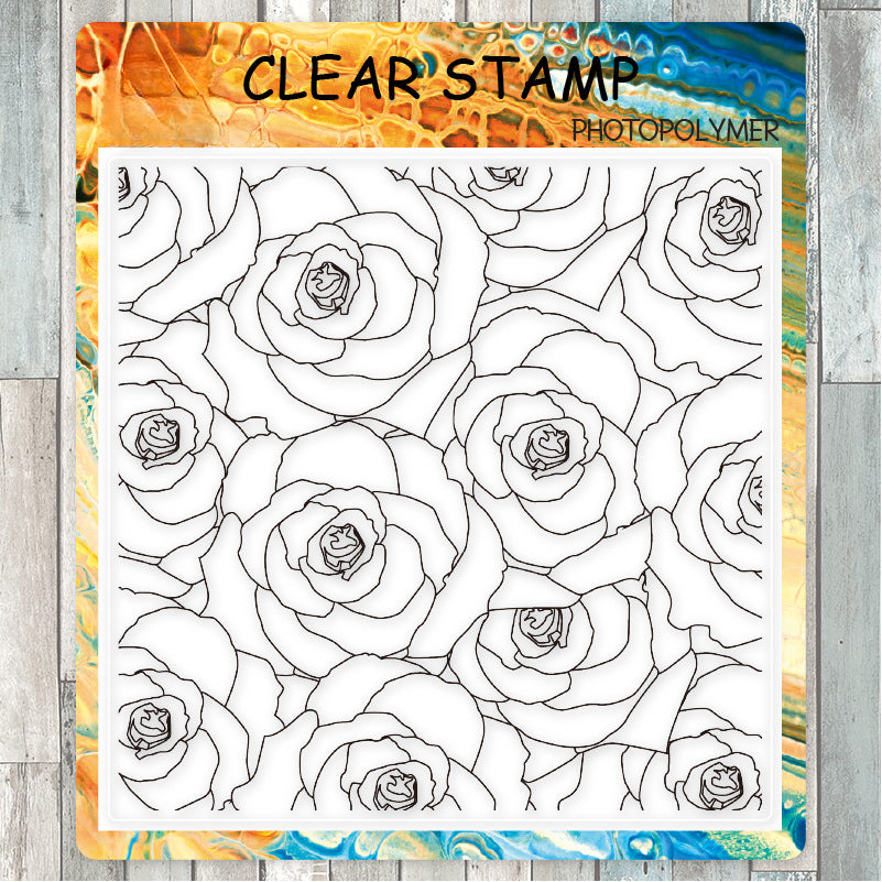 Various Patterns DIY Scrapbook Clear Stamps