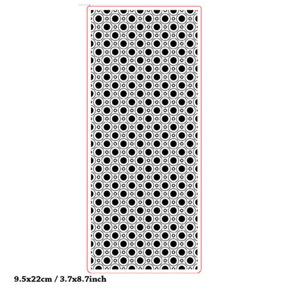 Polka Dot Design Plastic Embossing Folder