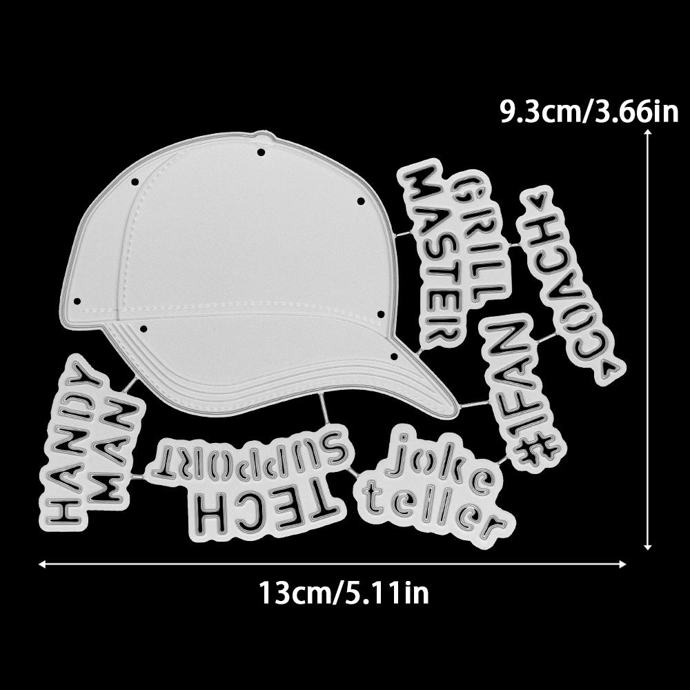 Personalized Hat Metal Cutting Dies