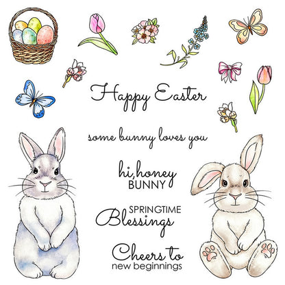 Easter Bunny Dies & Stamps Set