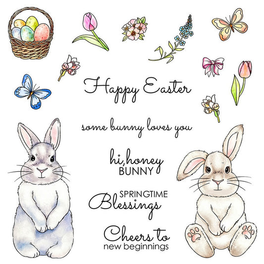Easter Bunny Dies & Stamps Set