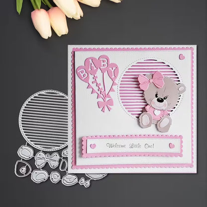 Baby Bear Balloon Metal Cutting Dies