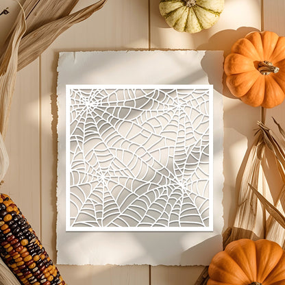 Spiderweb Pattern DIY Painting Hollow Stencil
