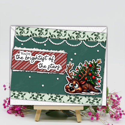 Christmas Elk Clear Stamps