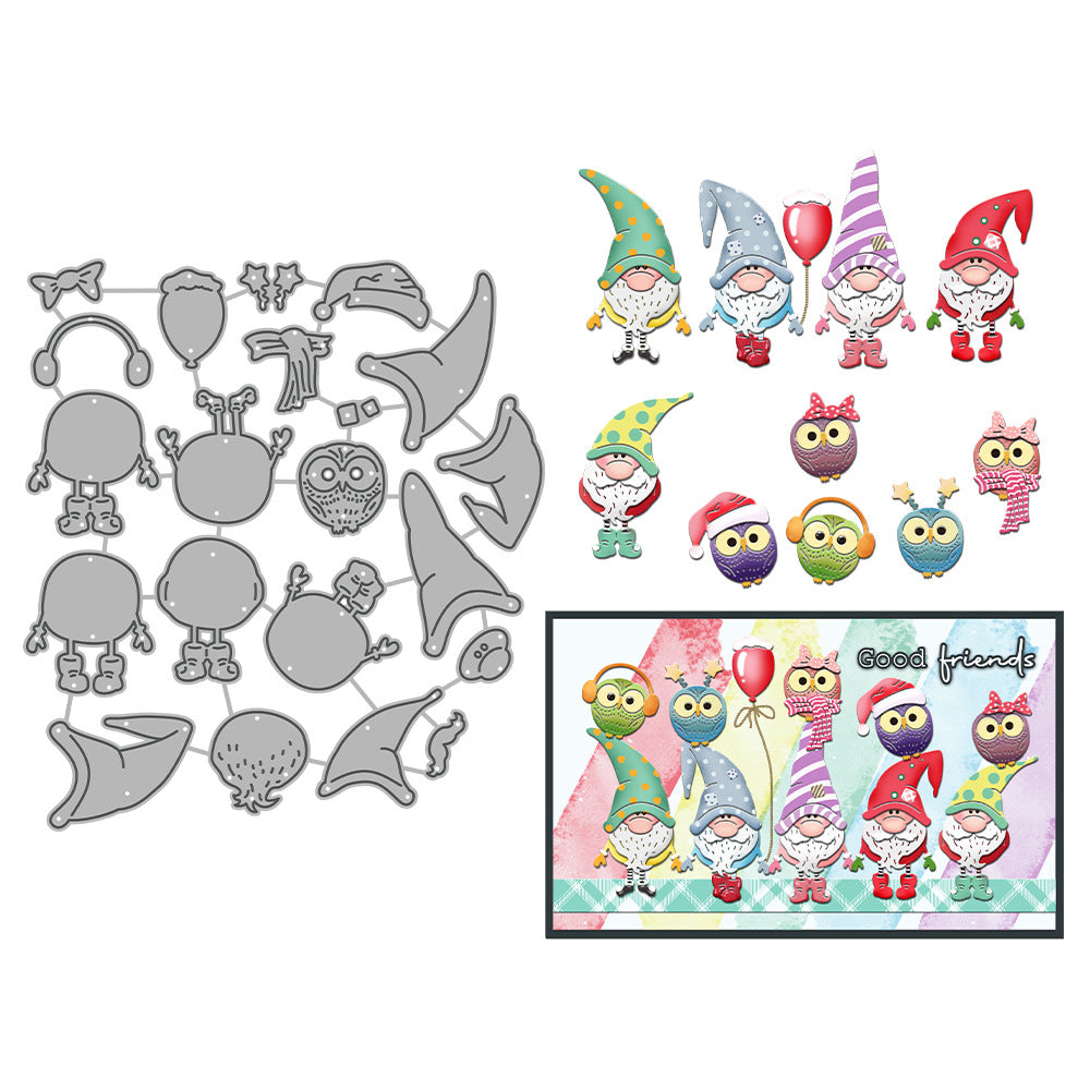 Christmas Gnomes Metal Cutting Dies