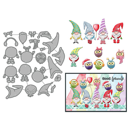 Christmas Gnomes Metal Cutting Dies