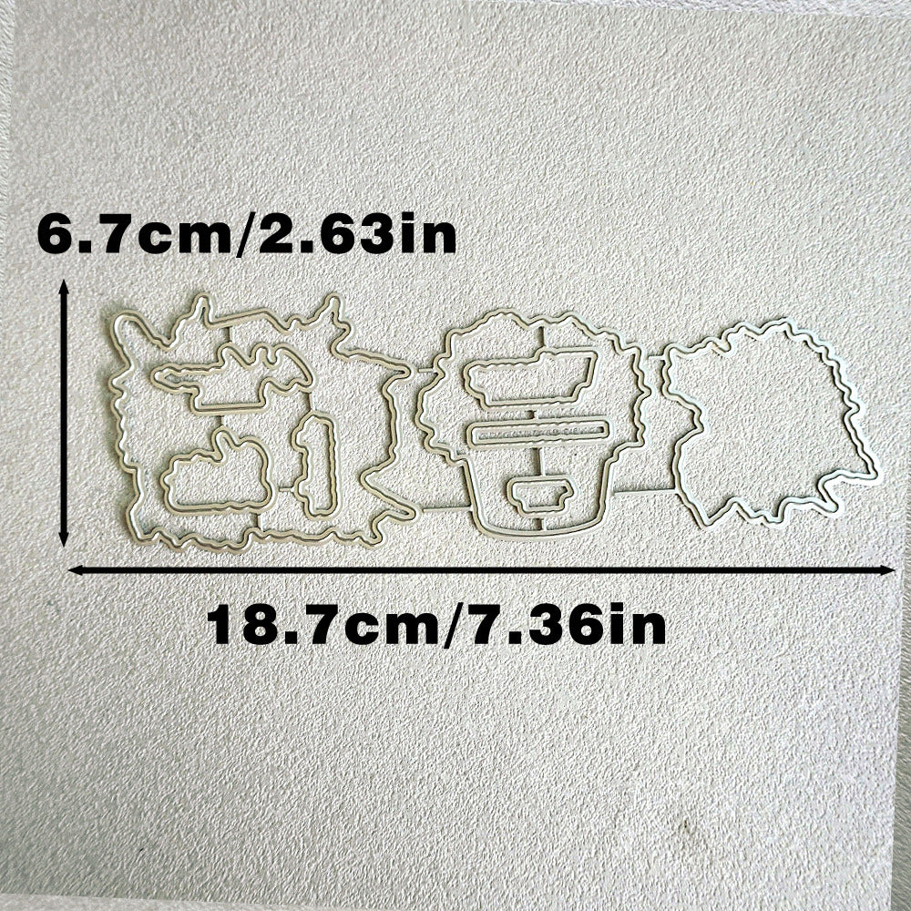Autumn Bird House Dies & Stamps Set