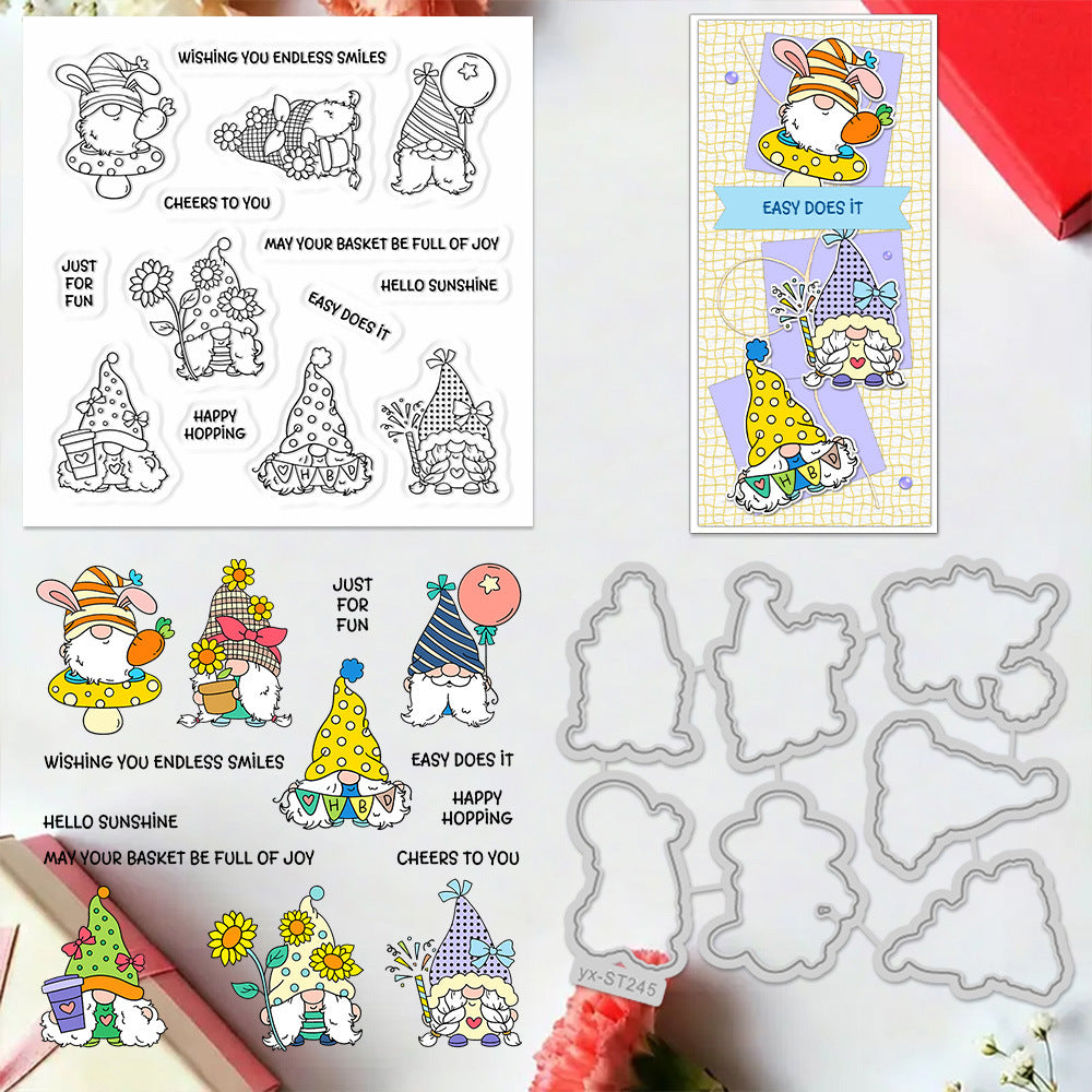Cute Gnome Dies & Stamps Set
