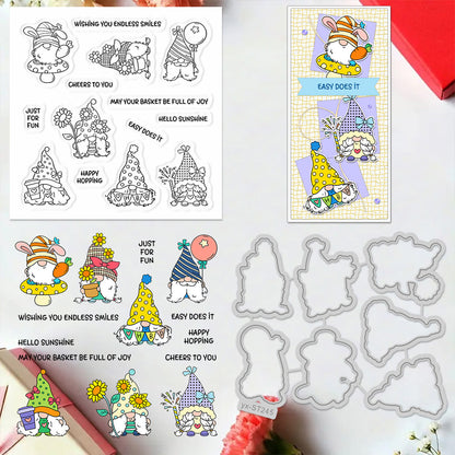 Cute Gnome Dies & Stamps Set